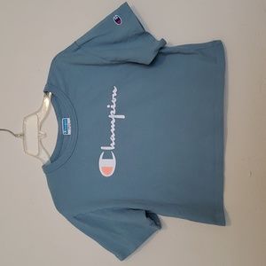 Champion - Crop Short Sleve Logo Tee shirt